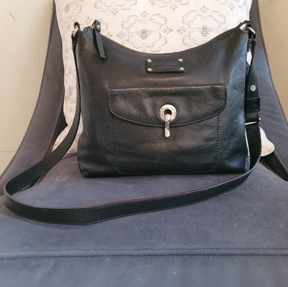 Kate Spade Black Leather Cossbody